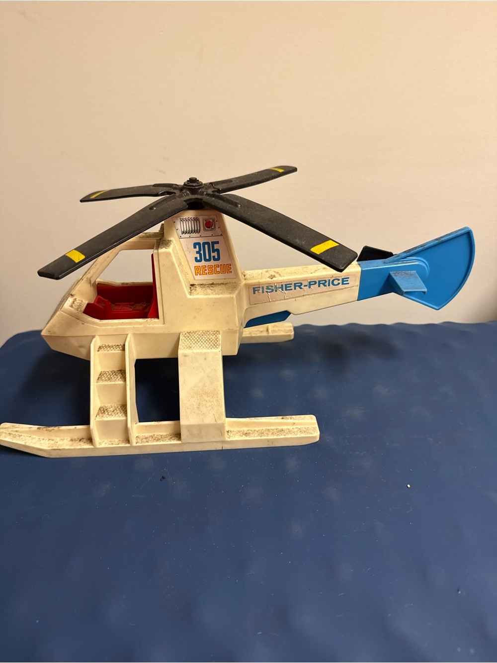 1974 Fisher Price Adventure People Rescue Helicopter 305